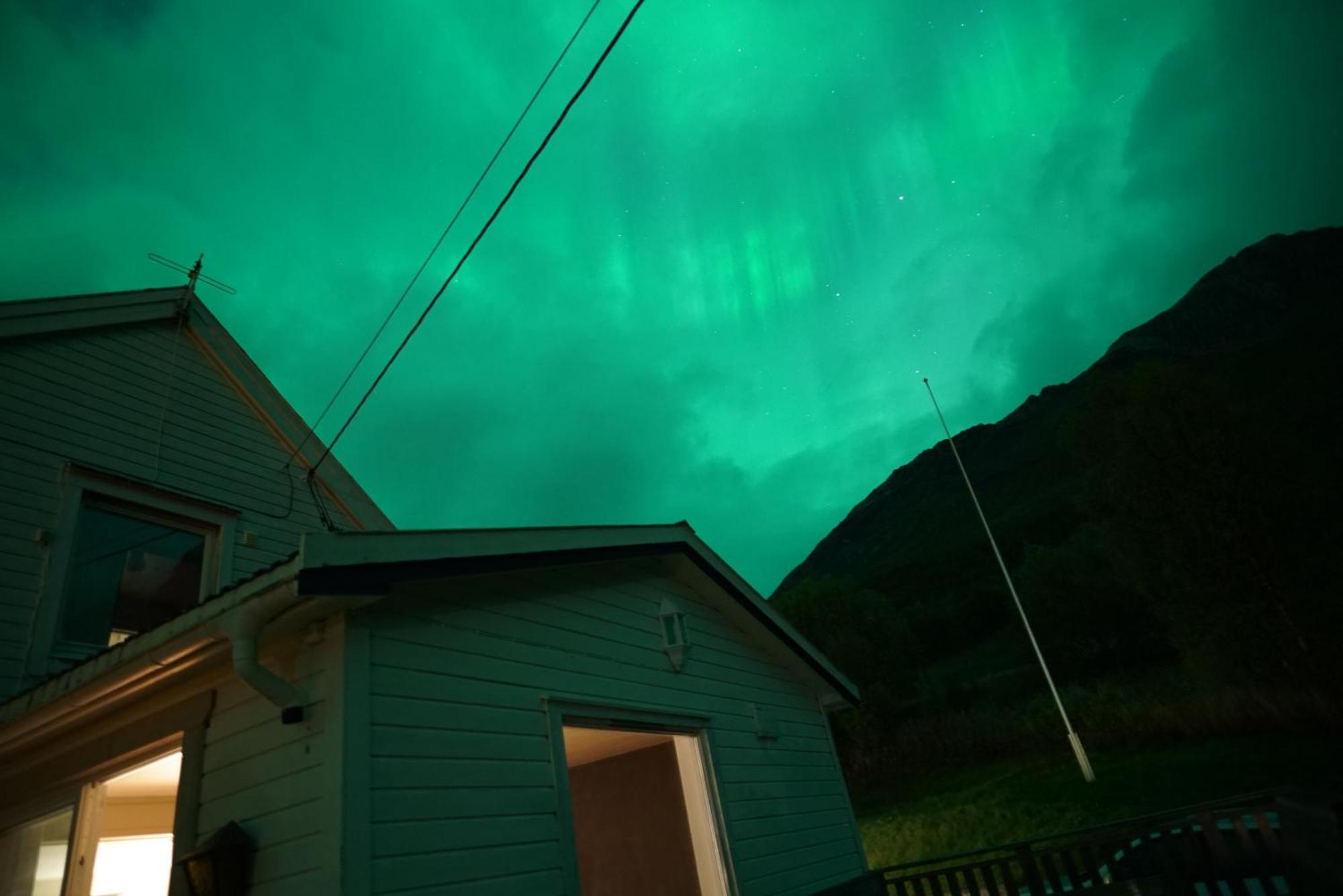 极光民宿northern Lights Laksvatn Exterior photo
